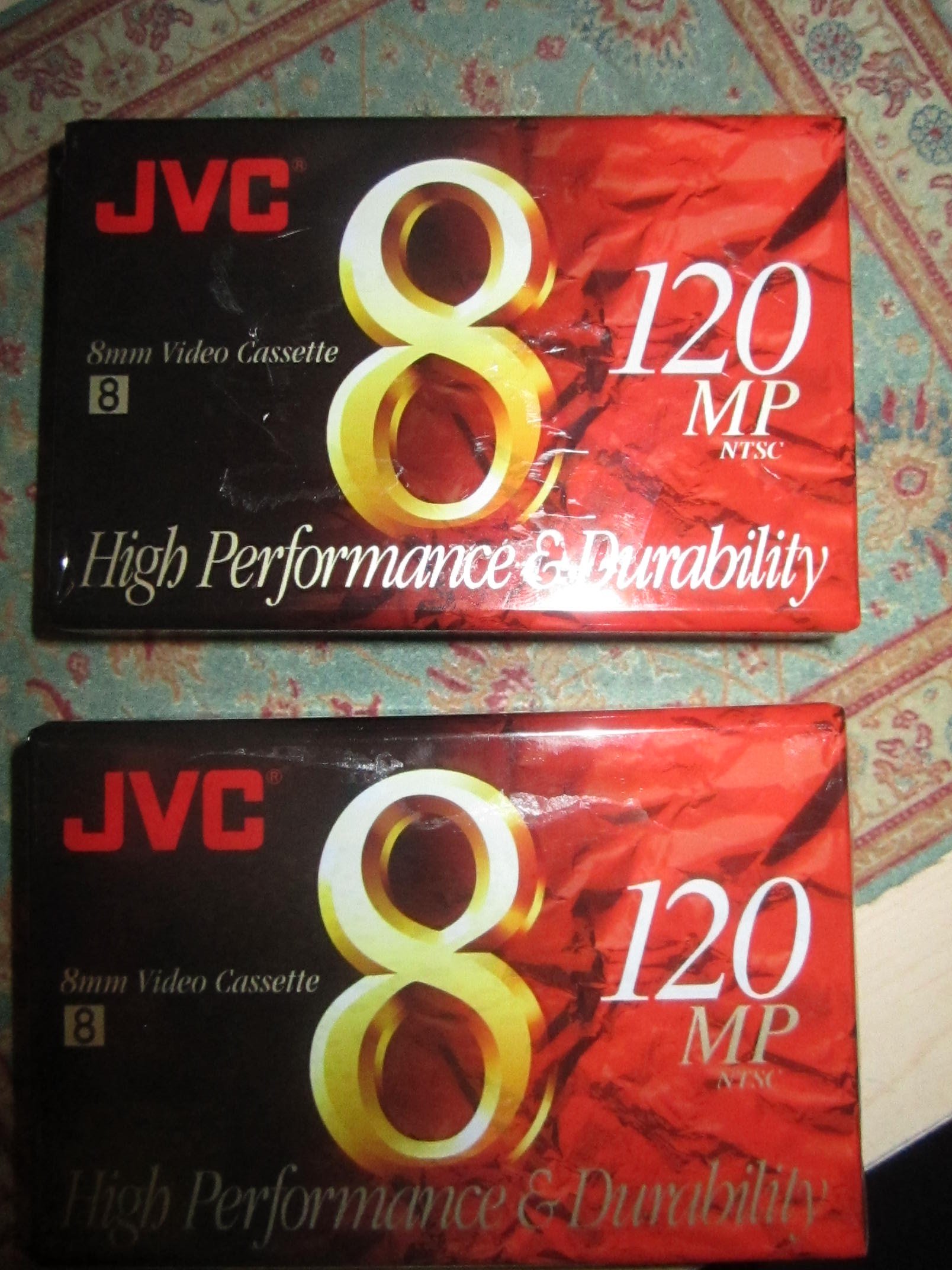Jamo ビデオテープのみ Amazon.com : JVC 120-Minute Standard 8mm Camcorder Tapes (2 Pack